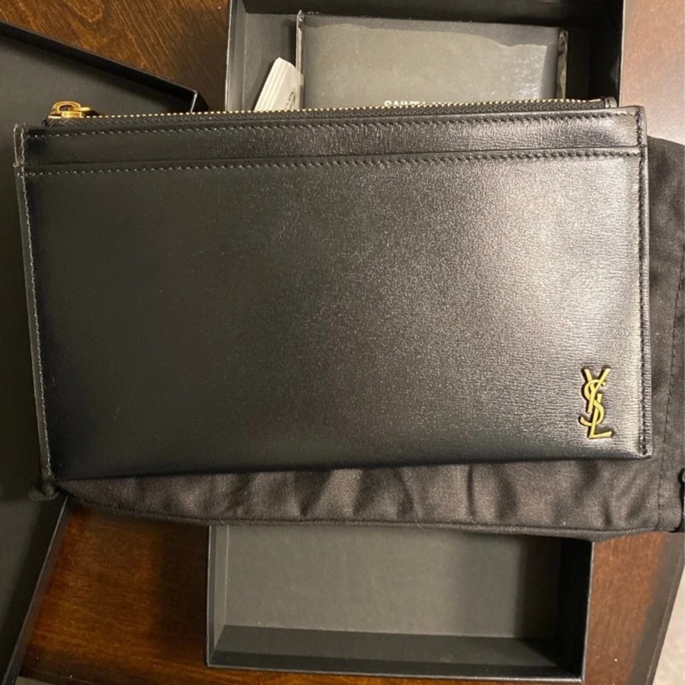 YSL tiny logo bill pouch wallet. SOLD